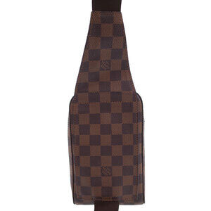 Louis Vuitton Geronimos Ebene Damier Brown Body Bag Crossbody